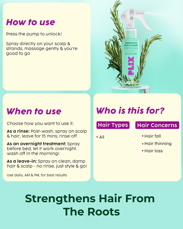 Rosemary Hair Growth Advanced Hair Spray (For Fuller, Thicker Hair )